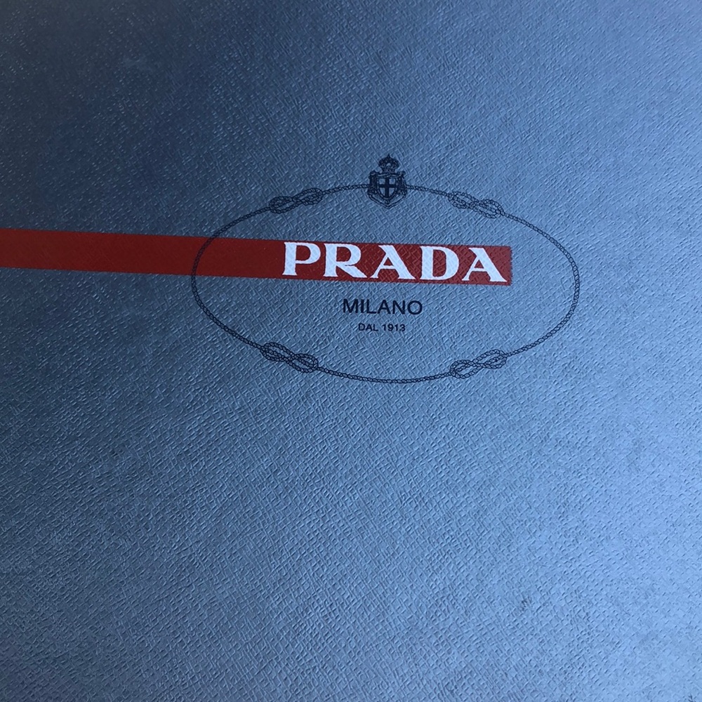 Prada Black leather ankle boots. Size 39